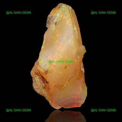 Natural Fire Opal Loose Gemstone Fancy Rough 8.00 Cts 20x10x10 mm E-35