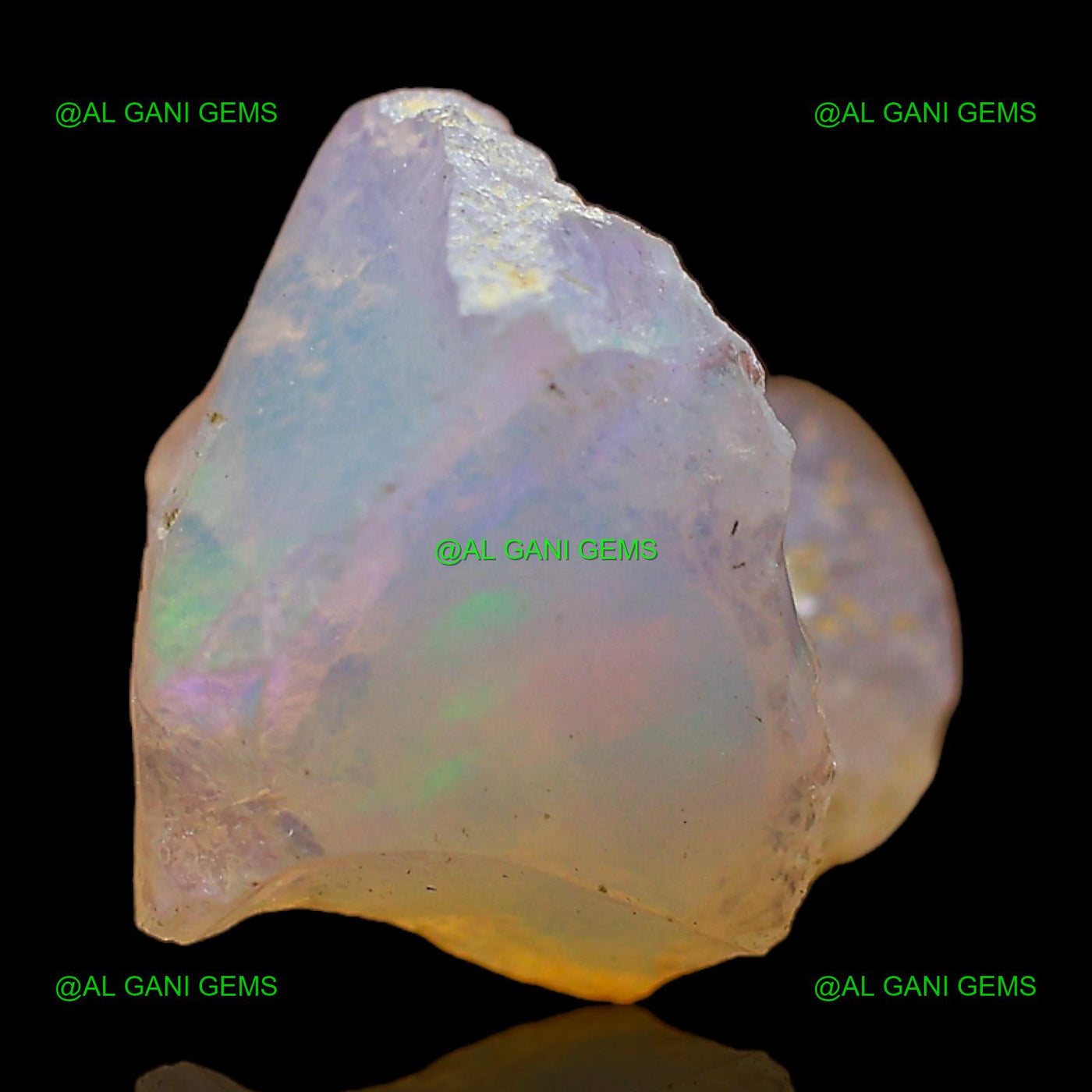 Natural Fire Opal Loose Gemstone Fancy Rough 4.00 Cts 13x11x9 mm E-384