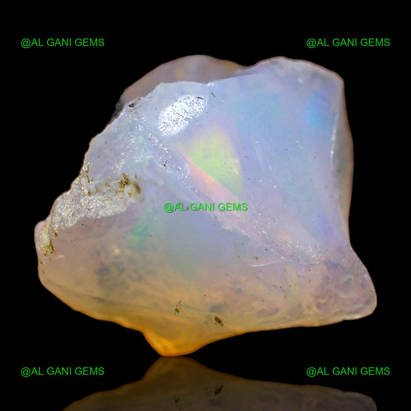 Natural Fire Opal Loose Gemstone Fancy Rough 4.00 Cts 13x11x9 mm E-384