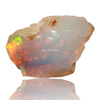 4.00 Cts Natural Fire Opal Loose Gemstone Fancy Rough 17x12x6 mm E-38