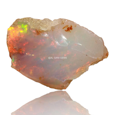 4.00 Cts Natural Fire Opal Loose Gemstone Fancy Rough 17x12x6 mm E-38