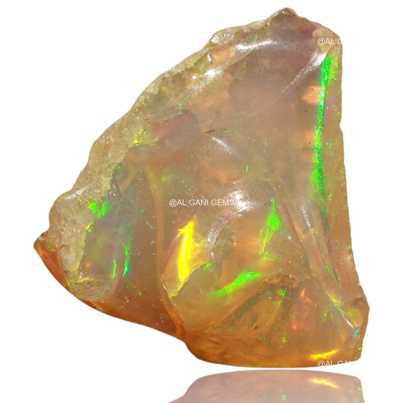 Natural Fire Opal Gemstone 3.00 Cts Loose Fancy Rough 14x11x5 mm E-39