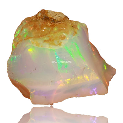 5.00 Cts Natural Fire Opal Loose Gemstone Fancy Rough 14x12x9 mm E-42