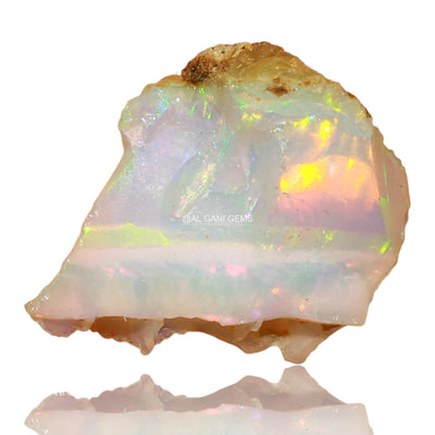 5.00 Cts Natural Fire Opal Loose Gemstone Fancy Rough 14x12x9 mm E-42