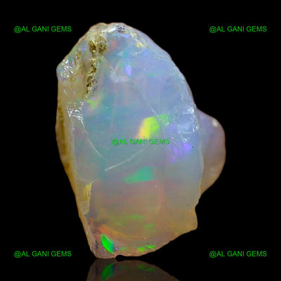 3.00 Cts Natural Ethiopian Fire Opal Loose Gemstone Fancy Rough 9x8x8 mm E-478