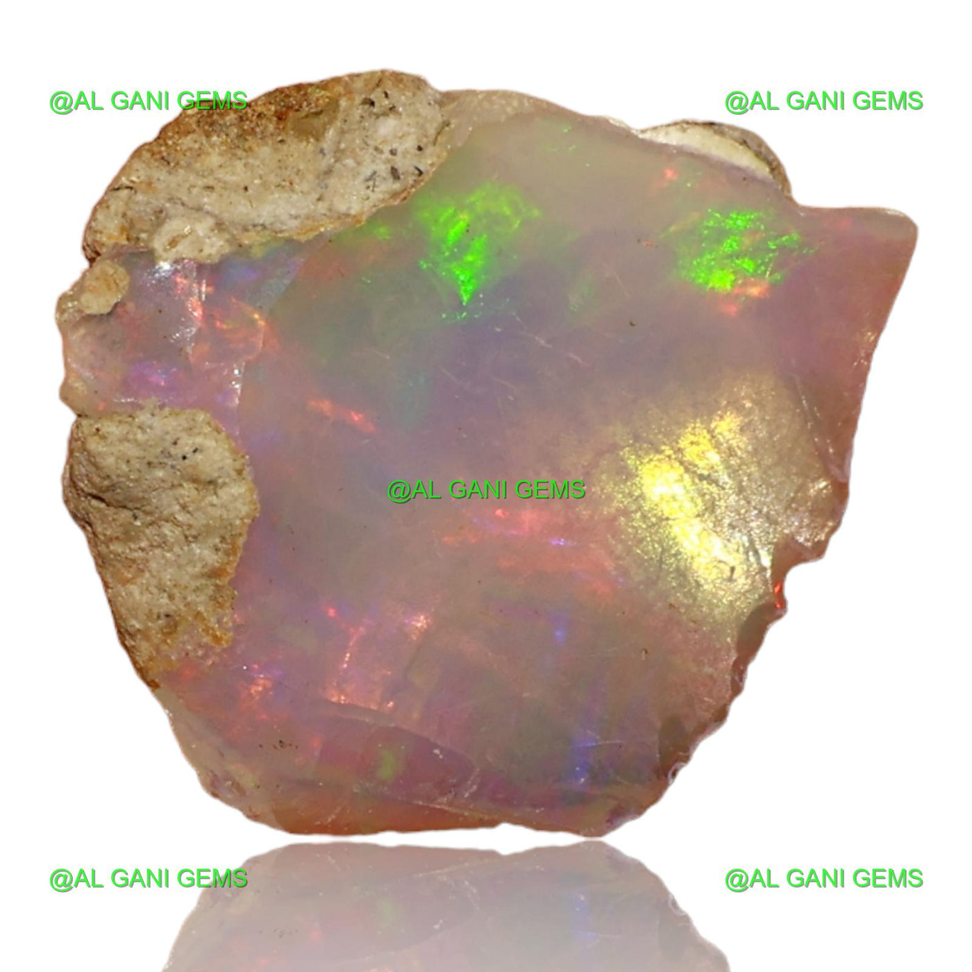 2.00 Cts Natural Fire Opal Loose Gemstone Fancy Rough 13x12x4 mm E-49