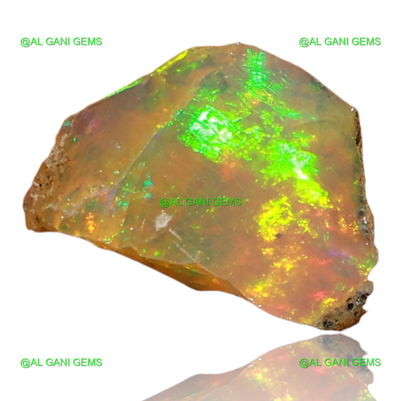 1.50 Cts Natural Ethiopian Fire Opal Loose Gemstone Fancy Rough 9x7x6 mm E-61