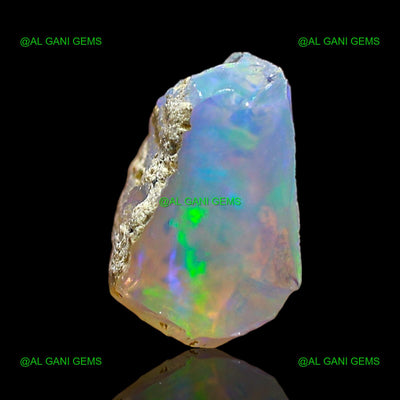 1.00 Cts Ethiopian Fire Opal Loose Gemstone Fancy Rough Natural 9x8x5 mm E-663