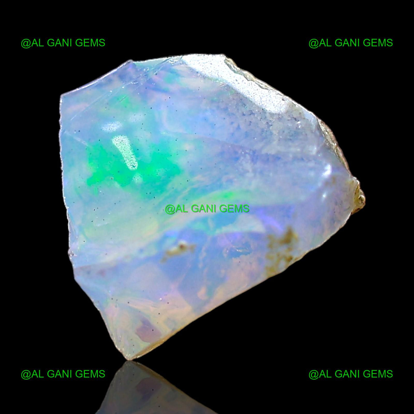 1.00 Cts Ethiopian Fire Opal Loose Gemstone Fancy Rough Natural 8x9x6 mm E-668