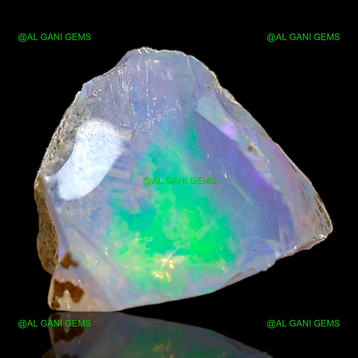 1.00 Cts Ethiopian Fire Opal Loose Gemstone Fancy Rough Natural 8x9x6 mm E-668