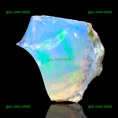 1.00 Cts Ethiopian Fire Opal Loose Gemstone Fancy Rough Natural 8x9x6 mm E-668