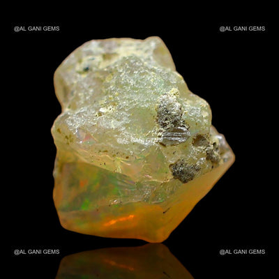 1.00 Cts Ethiopian Fire Opal Loose Gemstone Fancy Rough Natural 9x7x5 mm E-675