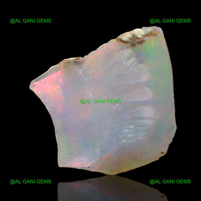 0.85 Cts Natural Ethiopian Fire Opal Loose Gemstone Fancy Rough 7x6x5 mm E-693