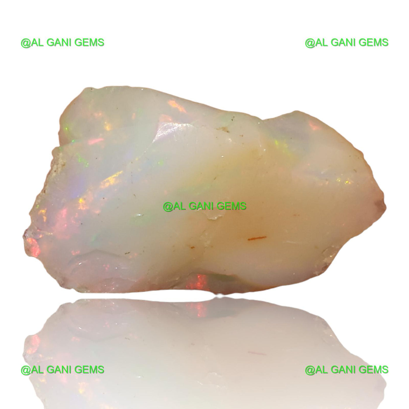 6.50 Cts Natural Fire Opal Fancy Rough Loose Gemstone 20x13x7 mm E-93