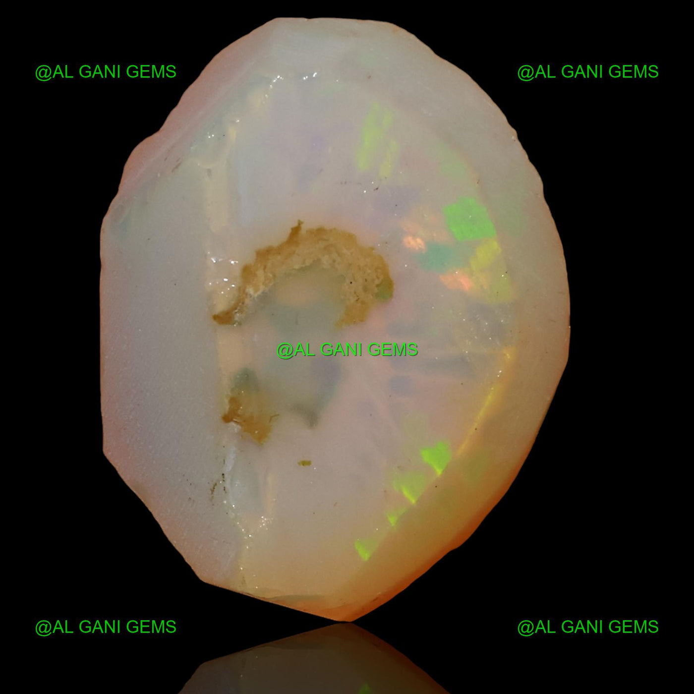 10.90 Cts Natural Fire Opal Loose Gemstone Fancy Rough 20x15x8 mm E-96