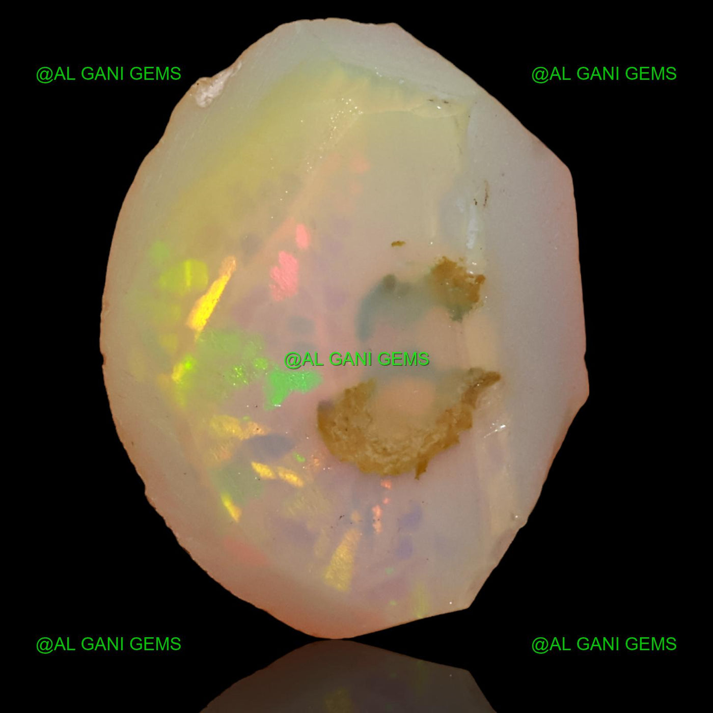 10.90 Cts Natural Fire Opal Loose Gemstone Fancy Rough 20x15x8 mm E-96