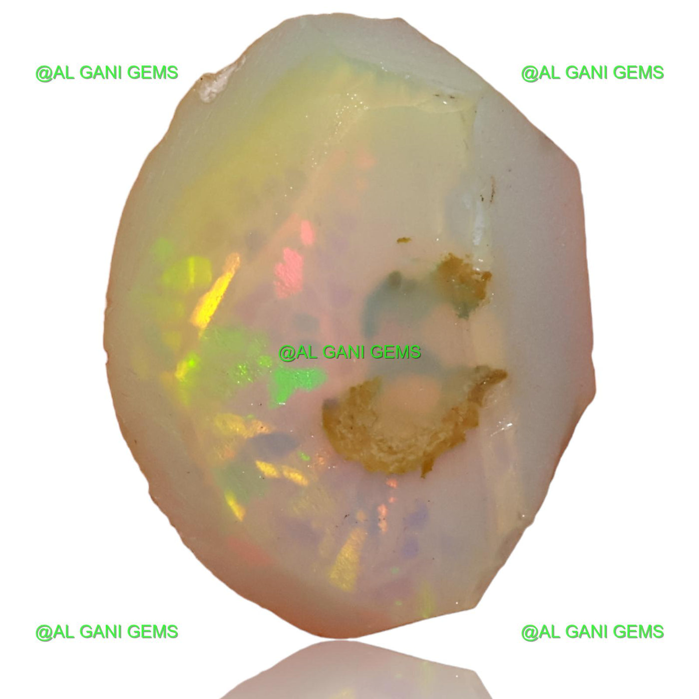 10.90 Cts Natural Fire Opal Loose Gemstone Fancy Rough 20x15x8 mm E-96