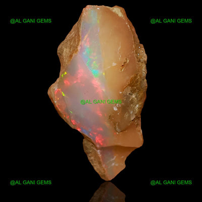 Natural Fire Opal Loose Gemstone Fancy Rough 6.00 Cts 20x13x7 mm E-97