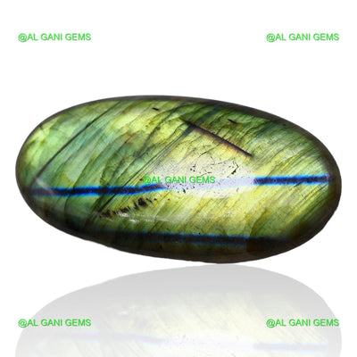 Natural Fire Labradorite Gemstone Oval Cabochon 155.00 Cts 70x34x7 mm L-3