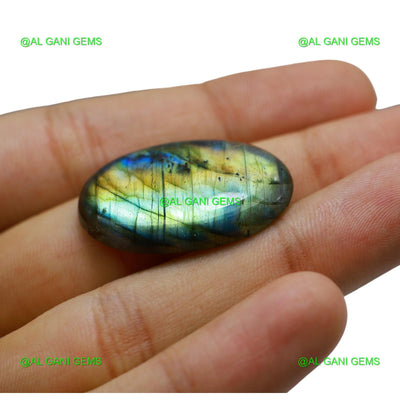 Natural Fire Labradorite Gemstone Oval Cabochon 35.00 Cts 32x21x6 mm L-60