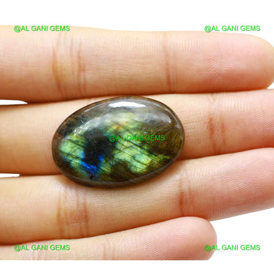 Natural Fire Labradorite Gemstone 29.00 Cts Oval Cabochon 31x21x5 mm L-65