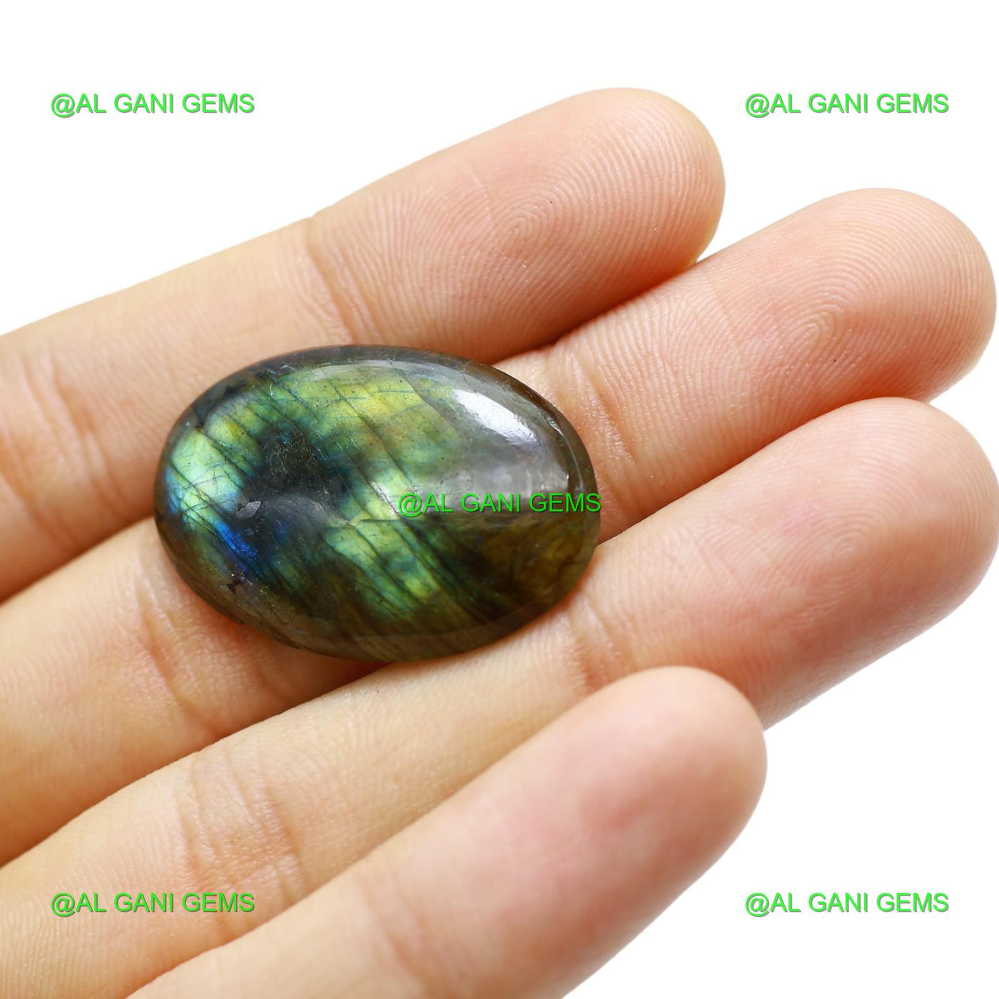 Natural Fire Labradorite Gemstone 29.00 Cts Oval Cabochon 31x21x5 mm L-65