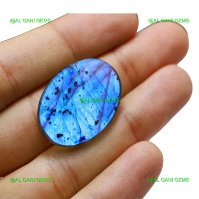 28.00 Cts Natural Fire Labradorite Gemstone Oval Cabochon 29x21x5 mm L-66