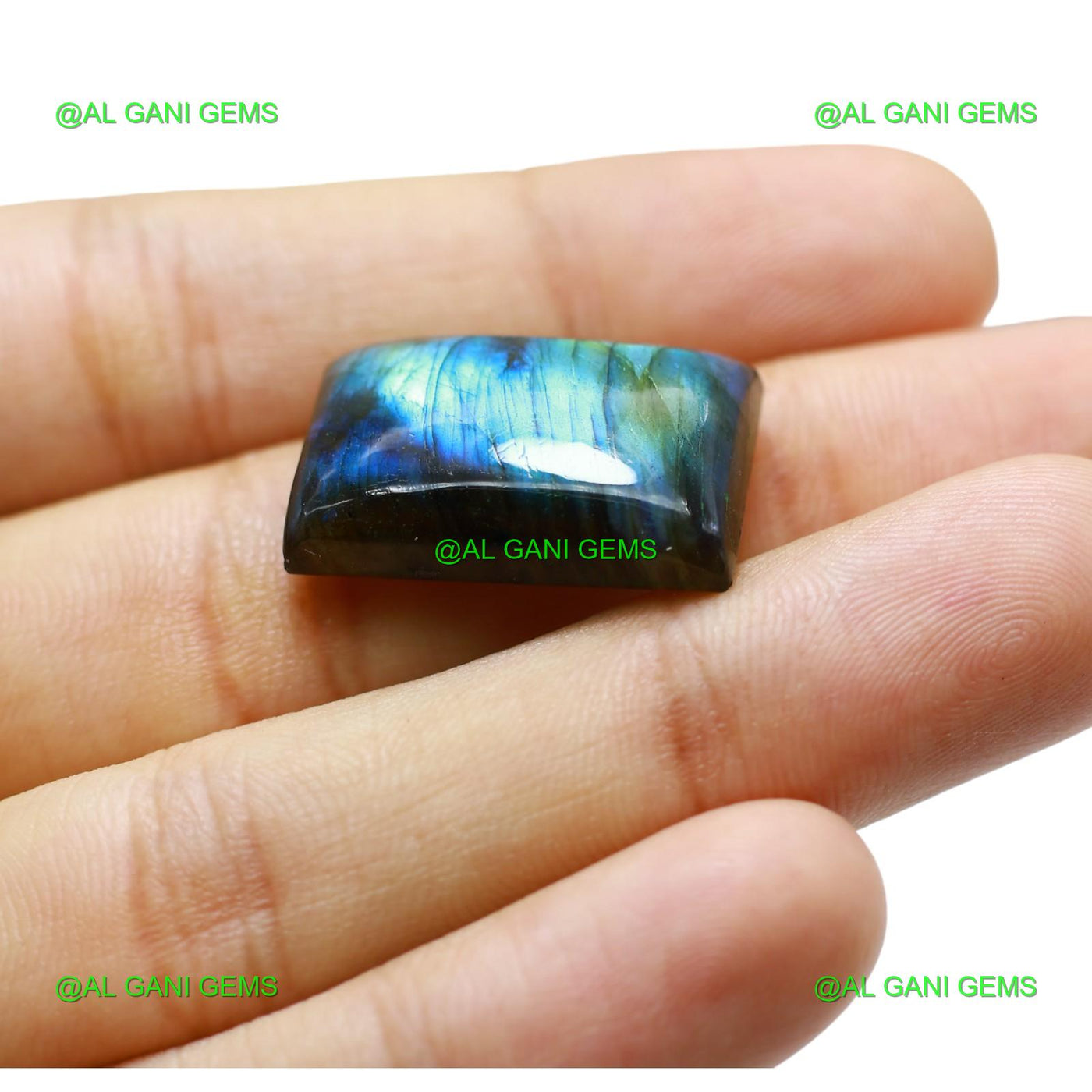 Natural Fire Labradorite Gemstone Square Cabochon 29.00 Cts 24x15x7 mm L-70