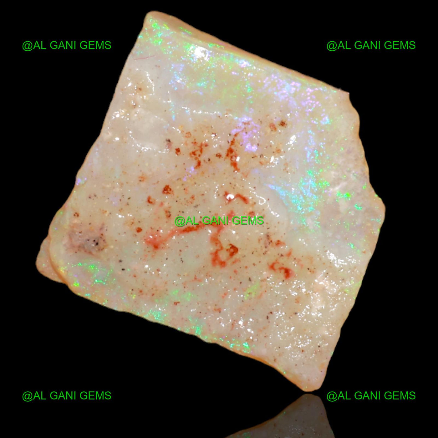 Natural Fire Opal Loose Gemstone Fancy Rough 9.70 Cts 17x16x5 mm R-176