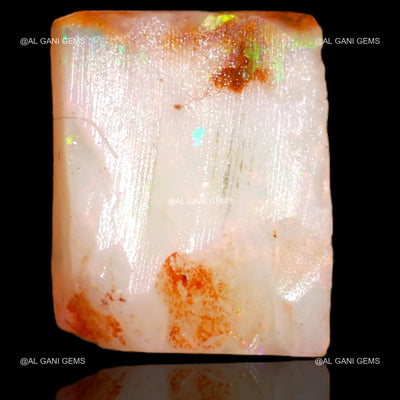 6.85 Cts Natural Fire Opal Loose Gemstone Fancy Rough 13x9x6 mm R-197