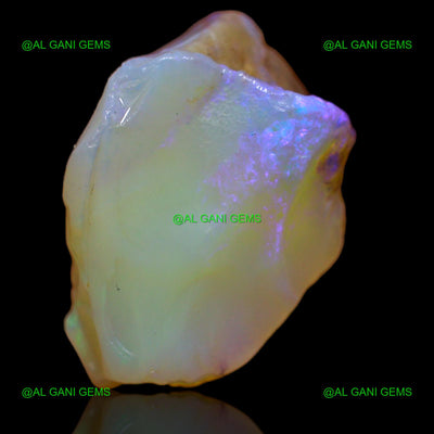 Natural Fire Opal Gemstone 22.00 Cts Loose Fancy Rough 22x19x12 mm R-443