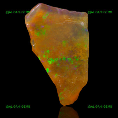 Natural Fire Opal Loose Gemstone Fancy Rough 10.00 Cts 27x17x3 mm R-616