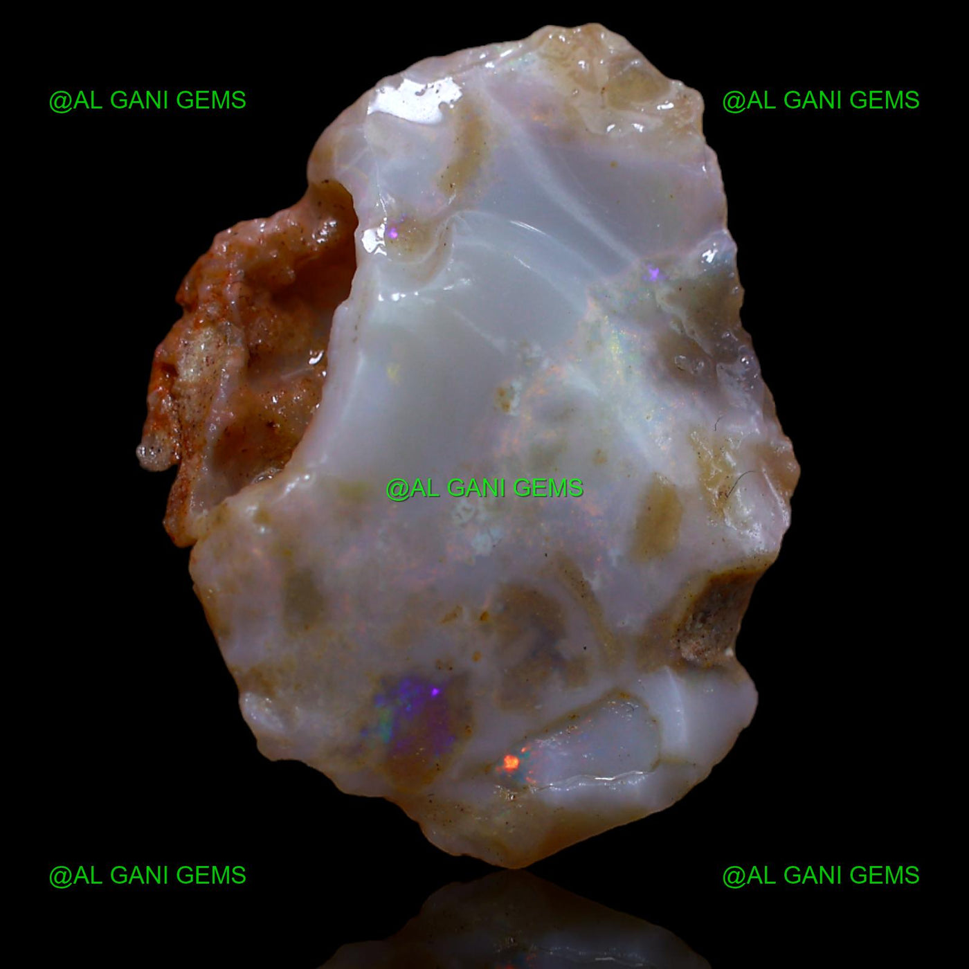 Natural Fire Opal Gemstone 18.00 Cts Loose Fancy Rough 27x20x9 mm R-864