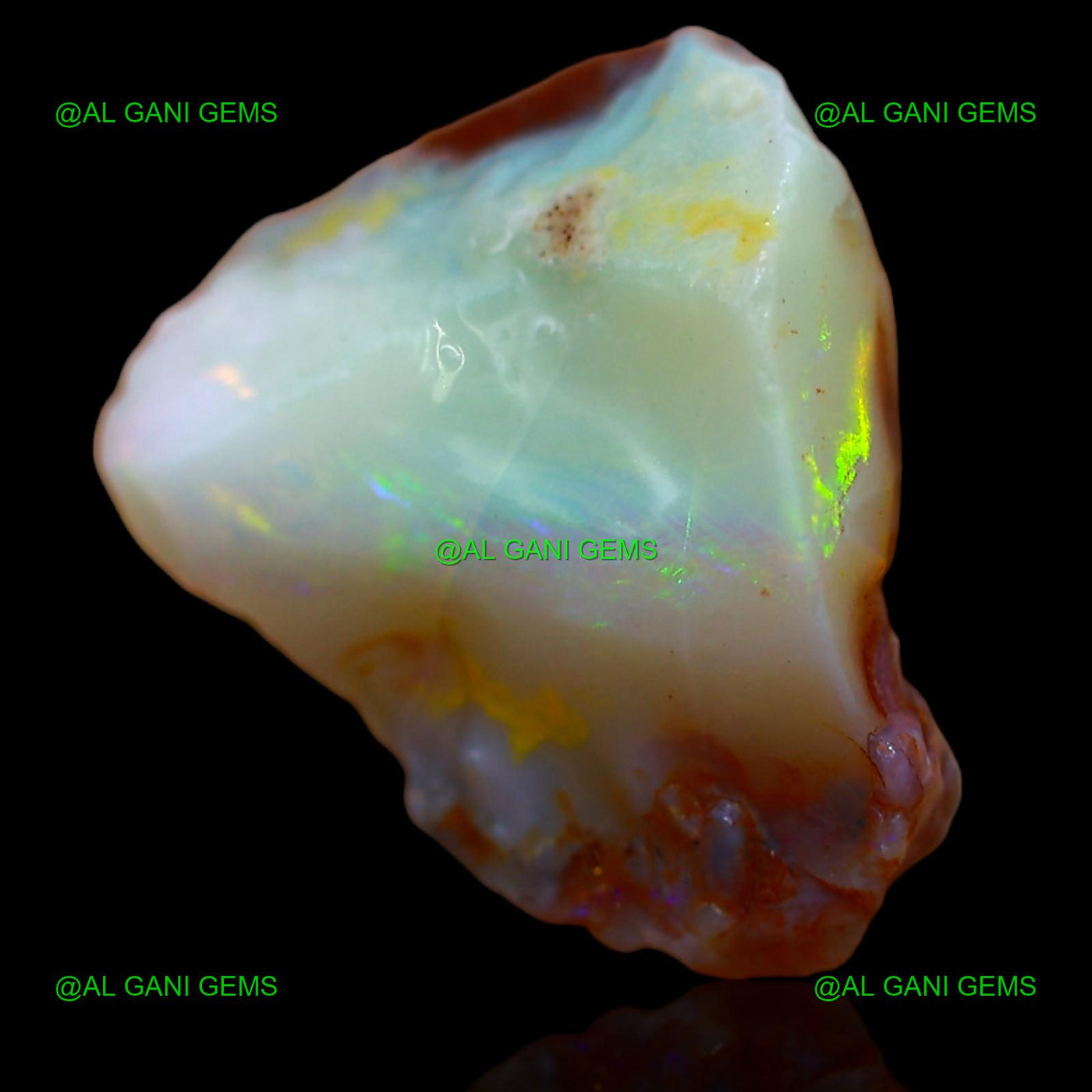 Natural Fire Opal Loose Gemstone Fancy Rough 10.20 Cts 18x15x7 mm RA-317