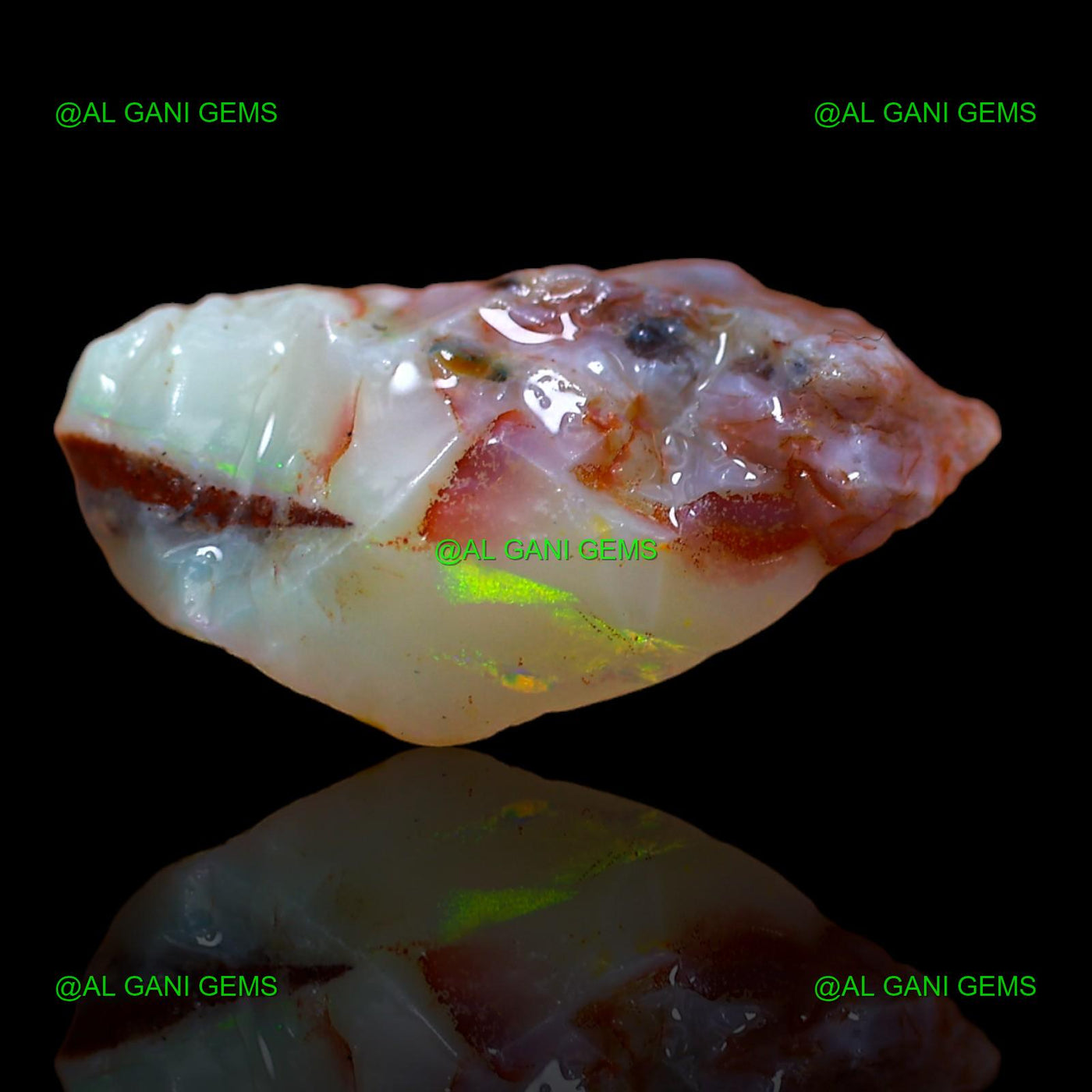 Natural Fire Opal Loose Gemstone Fancy Rough 10.20 Cts 18x15x7 mm RA-317