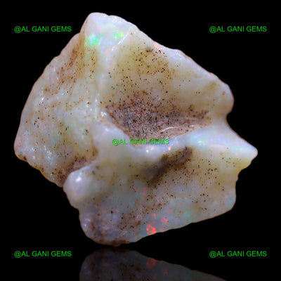 6.15 Cts Natural Fire Opal Fancy Rough Loose Gemstone 16x14x6 mm RA-843