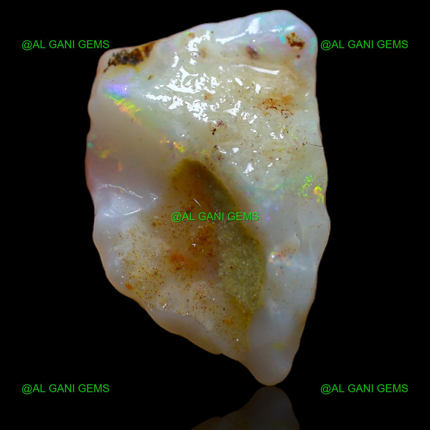 5.30 Cts Natural Fire Opal Loose Gemstone Fancy Rough 17x11x7 mm RB-316