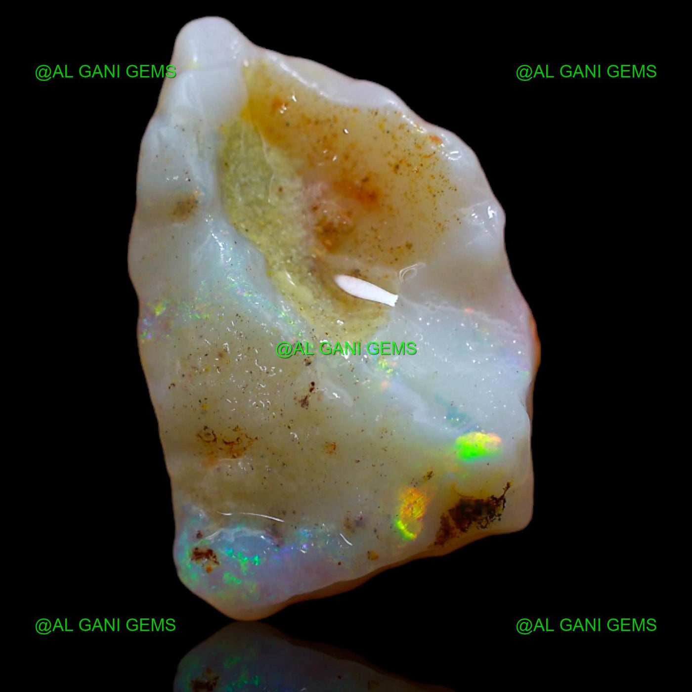 5.30 Cts Natural Fire Opal Loose Gemstone Fancy Rough 17x11x7 mm RB-316