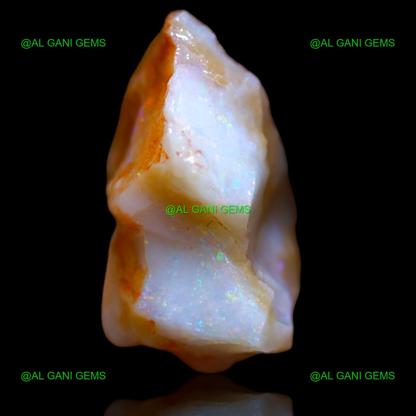 8.55 Cts Natural Fire Opal Loose Gemstone Fancy Rough 16x12x8 mm RB-76