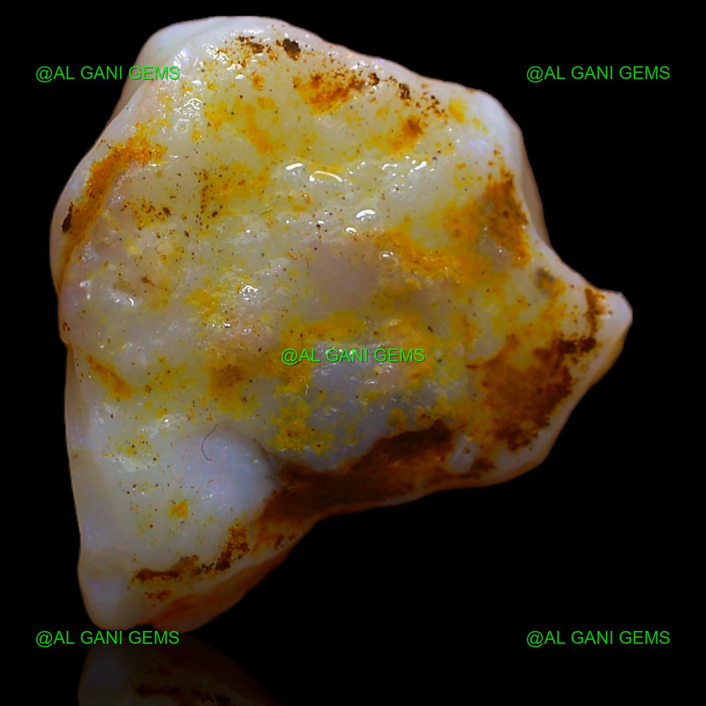 8.25 Cts Natural Fire Opal Fancy Rough Loose Gemstone 17x15x5 mm RB-79