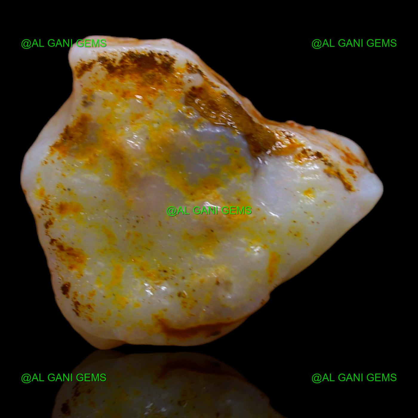 8.25 Cts Natural Fire Opal Fancy Rough Loose Gemstone 17x15x5 mm RB-79