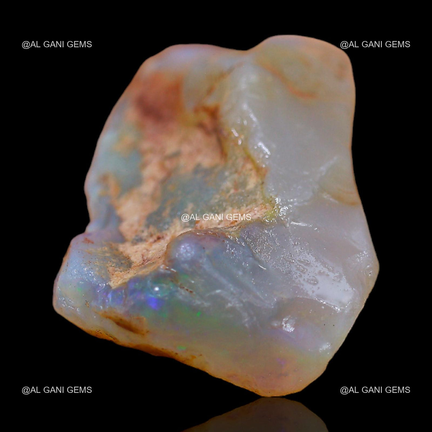 54.00 Cts Fire Opal Loose Gemstone Fancy Rough Natural 41x21x3 mm RB-805