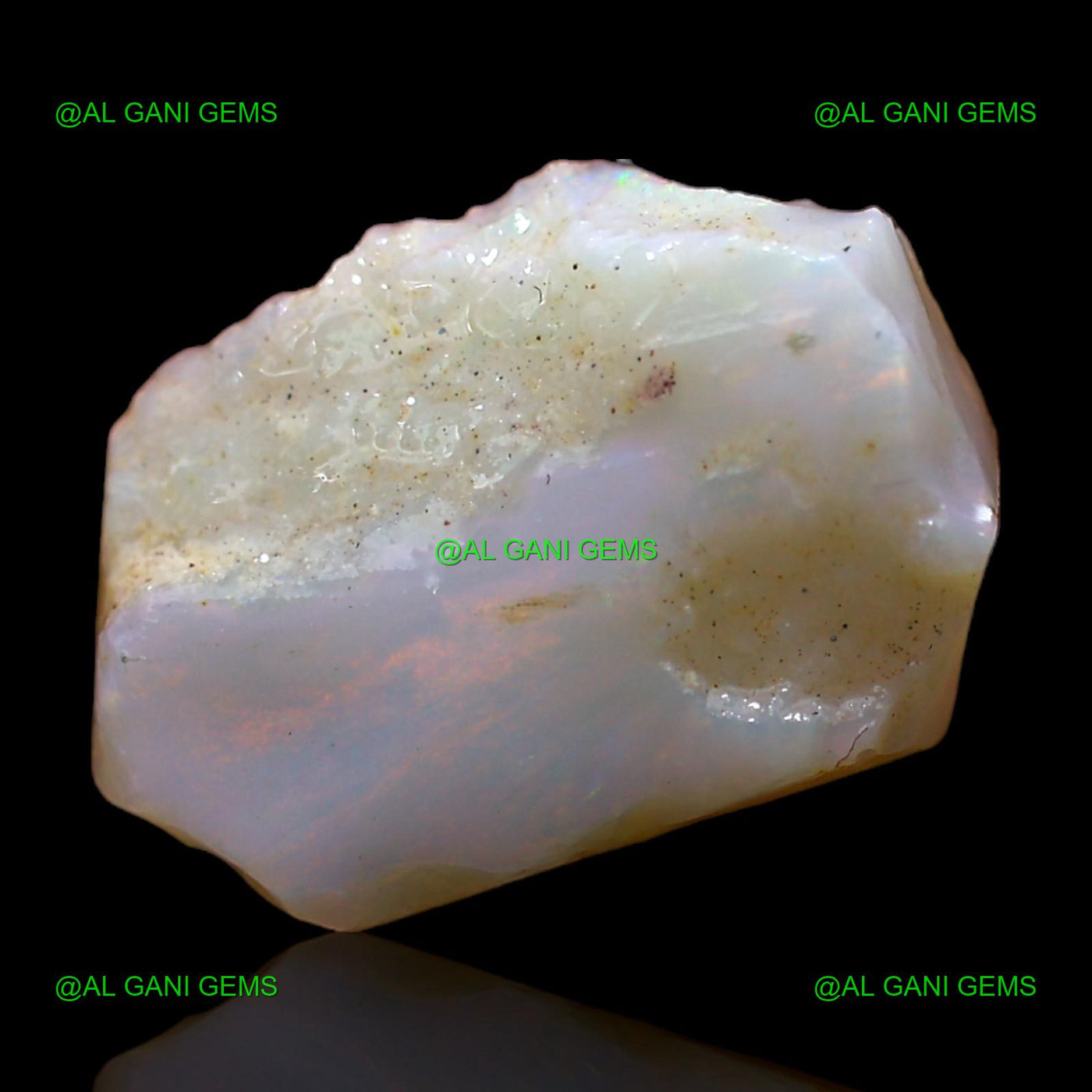 Natural Fire Opal Loose Gemstone Fancy Rough 4.00 Cts 14x10x3 mm RC-153