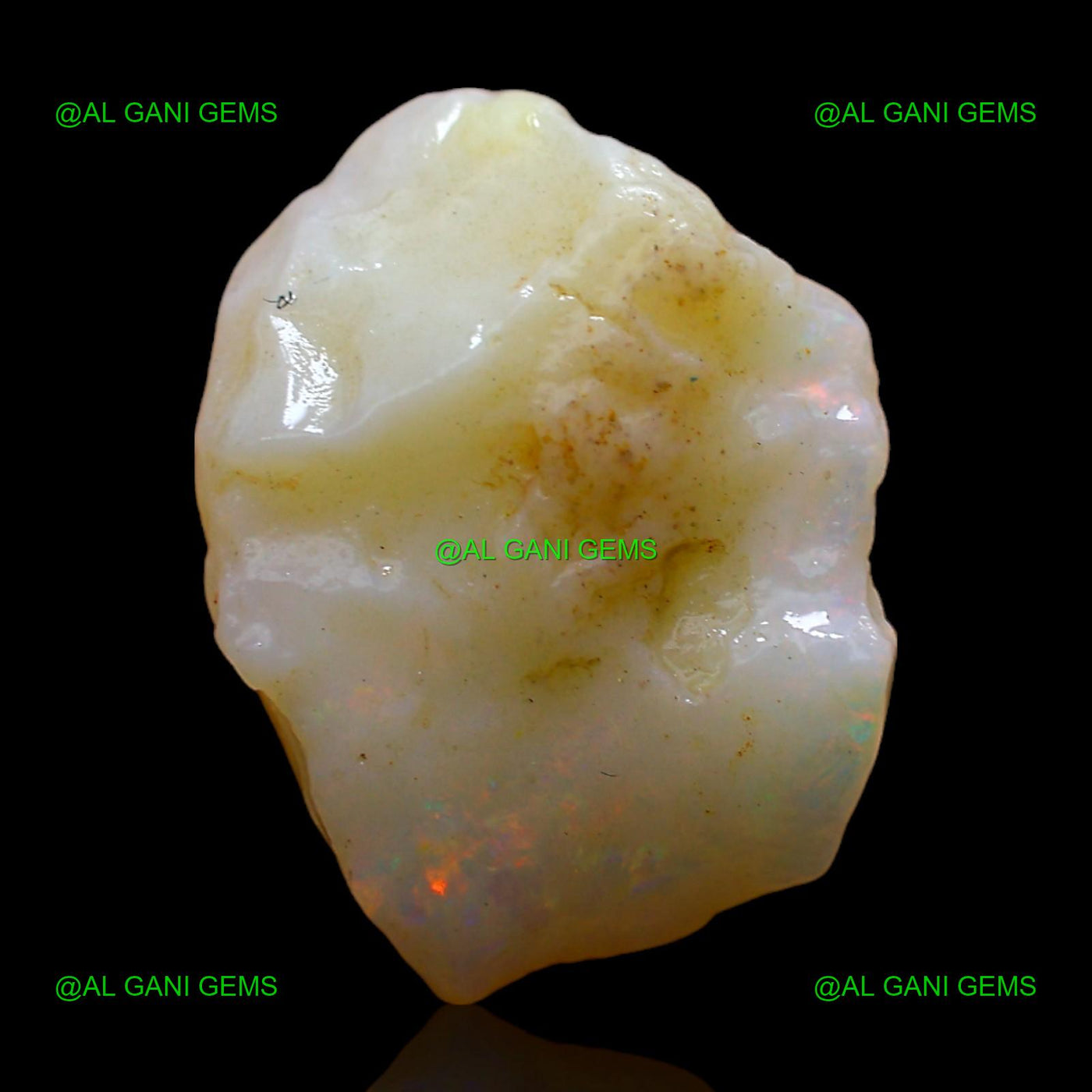 Natural Fire Opal Loose Gemstone Fancy Rough 6.00 Cts 16x12x7 mm RC-280