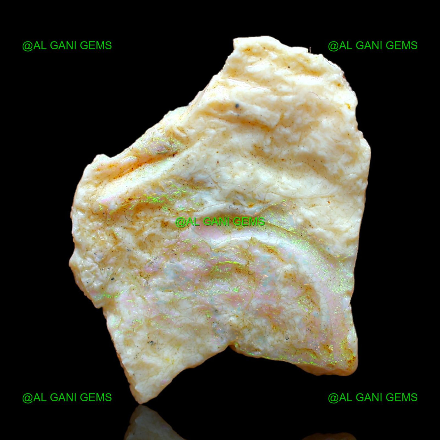 Natural Fire Opal Loose Gemstone Fancy Rough 9.00 Cts 27x23x3 mm RC-37