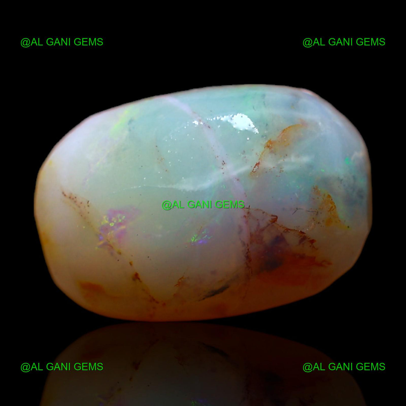 Natural Fire Opal Loose Gemstone Oval Rough 6.00 Cts 15x10x5 mm RC-903