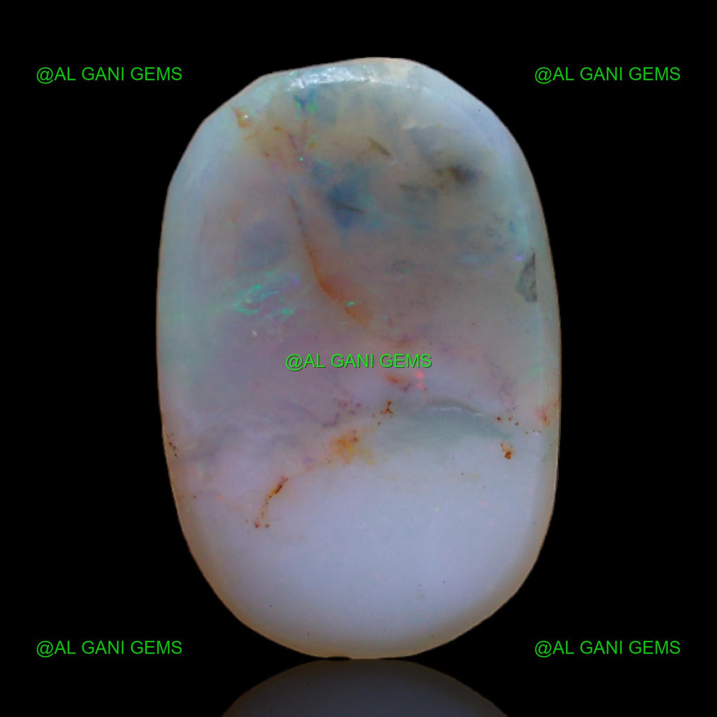 Natural Fire Opal Loose Gemstone Oval Rough 6.00 Cts 15x10x5 mm RC-903