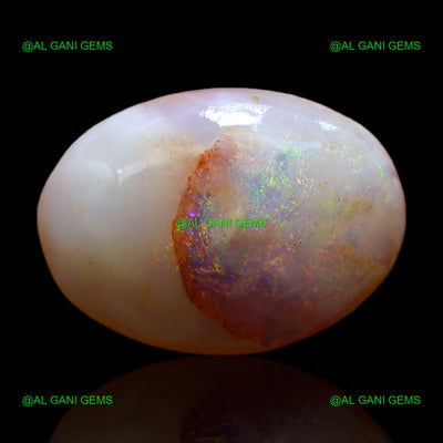 4.00 Cts Fire Opal Loose Gemstone Oval Rough Natural 15x11x3 mm RC-905