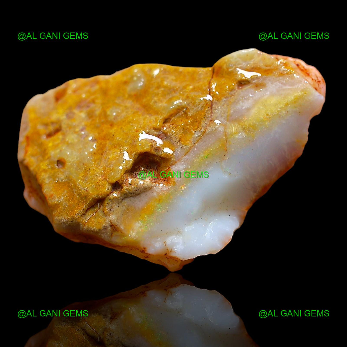 16.00 Cts Natural Fire Opal Fancy Rough Loose Gemstone 26x18x7 mm RD-235