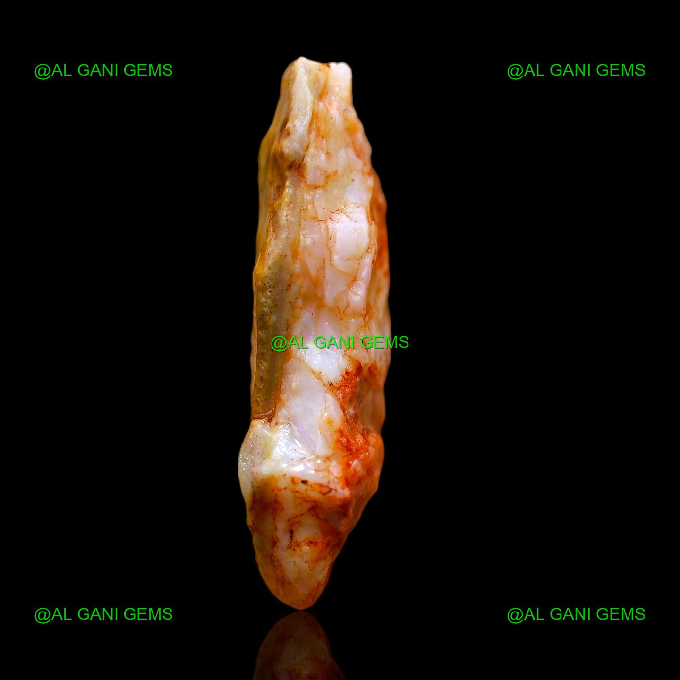 16.00 Cts Natural Fire Opal Fancy Rough Loose Gemstone 26x18x7 mm RD-235